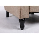 Πολυθρόνα Ανακλινόμενη ArteLibre ALNAIR Καφέ Ύφασμα 78x85x104cm