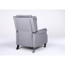 Πολυθρόνα Ανακλινόμενη ArteLibre ALNAIR Γκρι Βελούδο 78x85x104cm