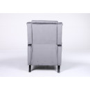 Πολυθρόνα Ανακλινόμενη ArteLibre ALNAIR Γκρι Βελούδο 78x85x104cm