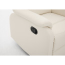 Πολυθρόνα Ανακλινόμενη ArteLibre TALITHA Μπεζ PU 79x97x101cm