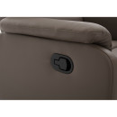 Πολυθρόνα Ανακλινόμενη ArteLibre TALITHA Καφέ PU 79x97x101cm