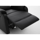 Πολυθρόνα Ανακλινόμενη ArteLibre TALITHA Μαύρο PU 79x97x101cm
