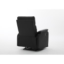 Πολυθρόνα Ανακλινόμενη ArteLibre TALITHA Μαύρο PU 79x97x101cm
