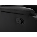 Πολυθρόνα Ανακλινόμενη ArteLibre TALITHA Μαύρο PU 79x97x101cm