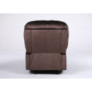 Πολυθρόνα Ανακλινόμενη ArteLibre NASHIRA Καφέ Βελούδο 88x90x99cm