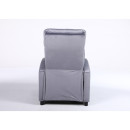 Πολυθρόνα Ανακλινόμενη ArteLibre TUREIS Γκρι Βελούδο 68x86x99cm