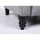 Πολυθρόνα Ανακλινόμενη ArteLibre MARKEB Γκρι Βελούδο 72x84x97cm