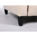 Πολυθρόνα Ανακλινόμενη ArteLibre ATRIA Εκρού Βελούδο 67.5x90x104cm