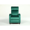 Πολυθρόνα Ανακλινόμενη ArteLibre ATRIA Πράσινο Βελούδο 67.5x90x104cm