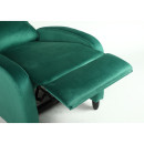 Πολυθρόνα Ανακλινόμενη ArteLibre ATRIA Πράσινο Βελούδο 67.5x90x104cm