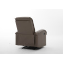 Πολυθρόνα Ανακλινόμενη ArteLibre CELAENO Καφέ PU 80x96x97cm