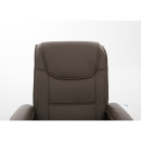 Πολυθρόνα Ανακλινόμενη ArteLibre CELAENO Καφέ PU 80x96x97cm