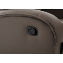 Πολυθρόνα Ανακλινόμενη ArteLibre CELAENO Καφέ PU 80x96x97cm