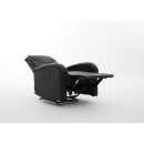 Πολυθρόνα Ανακλινόμενη ArteLibre CELAENO Μαύρο PU 80x96x97cm
