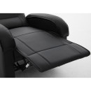 Πολυθρόνα Ανακλινόμενη ArteLibre CELAENO Μαύρο PU 80x96x97cm