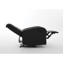 Πολυθρόνα Ανακλινόμενη ArteLibre CELAENO Μαύρο PU 80x96x97cm