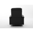 Πολυθρόνα Ανακλινόμενη ArteLibre CELAENO Μαύρο PU 80x96x97cm