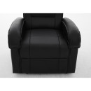 Πολυθρόνα Ανακλινόμενη ArteLibre CELAENO Μαύρο PU 80x96x97cm