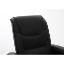 Πολυθρόνα Ανακλινόμενη ArteLibre CELAENO Μαύρο PU 80x96x97cm