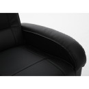 Πολυθρόνα Ανακλινόμενη ArteLibre CELAENO Μαύρο PU 80x96x97cm