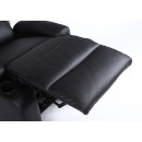 Πολυθρόνα Ανακλινόμενη ArteLibre RANA Μαύρο PU 80x95x103cm