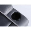 Πολυθρόνα Ανακλινόμενη ArteLibre RANA Γκρι Βελούδο 80x95x103cm