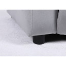 Πολυθρόνα Ανακλινόμενη ArteLibre RANA Γκρι Βελούδο 80x95x103cm