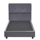 Κρεβάτι Μονό ArteLibre TAMAHAWK Γκρι Ύφασμα 212x106.5x106cm (Στρώμα 90x200cm)