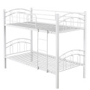 Κουκέτα ArteLibre KETCHUM Λευκό Μέταλλο 201x98x159cm (Στρώματα 90x190cm)