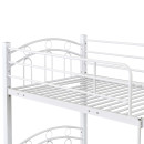 Κουκέτα ArteLibre KETCHUM Λευκό Μέταλλο 201x98x159cm (Στρώματα 90x190cm)