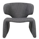 Πολυθρόνα ArteLibre HIMALIA Γκρι Ύφασμα/Μέταλλο/Ξύλο 73x78x75cm