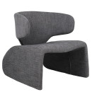 Πολυθρόνα ArteLibre HIMALIA Γκρι Ύφασμα/Μέταλλο/Ξύλο 73x78x75cm