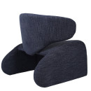 Πολυθρόνα ArteLibre HIMALIA Μπλε Ύφασμα/Μέταλλο/Ξύλο 73x78x75cm