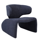 Πολυθρόνα ArteLibre HIMALIA Μπλε Ύφασμα/Μέταλλο/Ξύλο 73x78x75cm