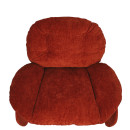 Πολυθρόνα ArteLibre ANANKE Πορτοκαλί Ύφασμα/Μέταλλο/Ξύλο 85x78x84cm