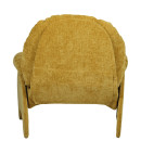 Πολυθρόνα ArteLibre ANANKE Κίτρινο Ύφασμα/Μέταλλο/Ξύλο 85x78x84cm