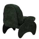 Πολυθρόνα ArteLibre ANANKE Πράσινο Ύφασμα/Μέταλλο/Ξύλο 85x78x84cm