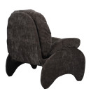 Πολυθρόνα ArteLibre ANANKE Γκρι Ύφασμα/Μέταλλο/Ξύλο 85x78x84cm