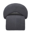 Πολυθρόνα ArteLibre PASIPHAE Γκρι Ύφασμα/Μέταλλο/Ξύλο 80x86x80cm