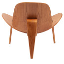 Πολυθρόνα ArteLibre THALOR Μαύρο/Καφέ Ξύλο/PU 90x76.5x74.5cm