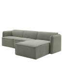 Καναπές Γωνιακός Αναστρέψιμος ArteLibre MAFFEI Γκρι Ύφασμα 268x163x76cm