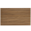 Τραπέζι Τραπεζαρίας ArteLibre ADONIS Sonoma/Μαύρο Μέταλλο/Μοριοσανίδα 140x80x76cm