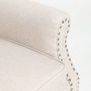 Πολυθρόνα ArteLibre OTTAVIA Μπεζ Ύφασμα 77x80x106cm