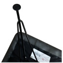 Καρέκλα Τραπεζαρίας ArteLibre SELVA Vintage Μαύρο PU/Μέταλλο 43x57x81cm