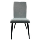 Καρέκλα Τραπεζαρίας ArteLibre FANDANGO Γκρι/Μαύρο Ύφασμα/Μέταλλο 43x56x97cm