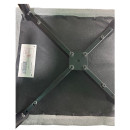 Καρέκλα Τραπεζαρίας ArteLibre FANDANGO Γκρι/Μαύρο Ύφασμα/Μέταλλο 43x56x97cm