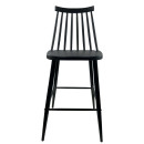 Σκαμπό Bar ArteLibre MARANTA Μαύρο PP/Μέταλλο 45x46x97cm