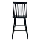 Σκαμπό Bar ArteLibre MARANTA Μαύρο PP/Μέταλλο 45x46x97cm