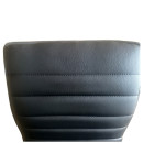 Σκαμπό Bar ArteLibre ENCANTA Μαύρο/Χρώμιο PU/Μέταλλο 41x50x59/94-80/115cm