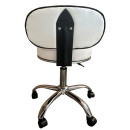 Καρέκλα Εργασίας ArteLibre FIRMEZA Λευκό/Χρώμιο PU/Μέταλλο 47x47x67/78cm